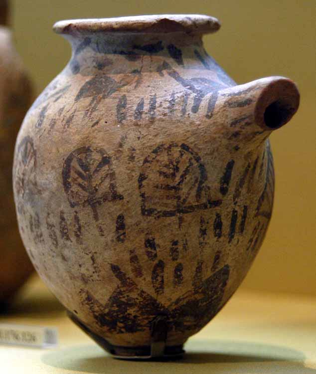 naqada II spouted jar