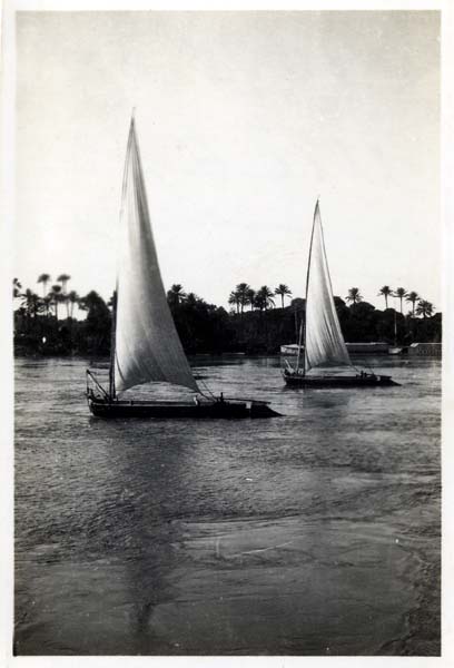 Dhow on Nile, 1940's